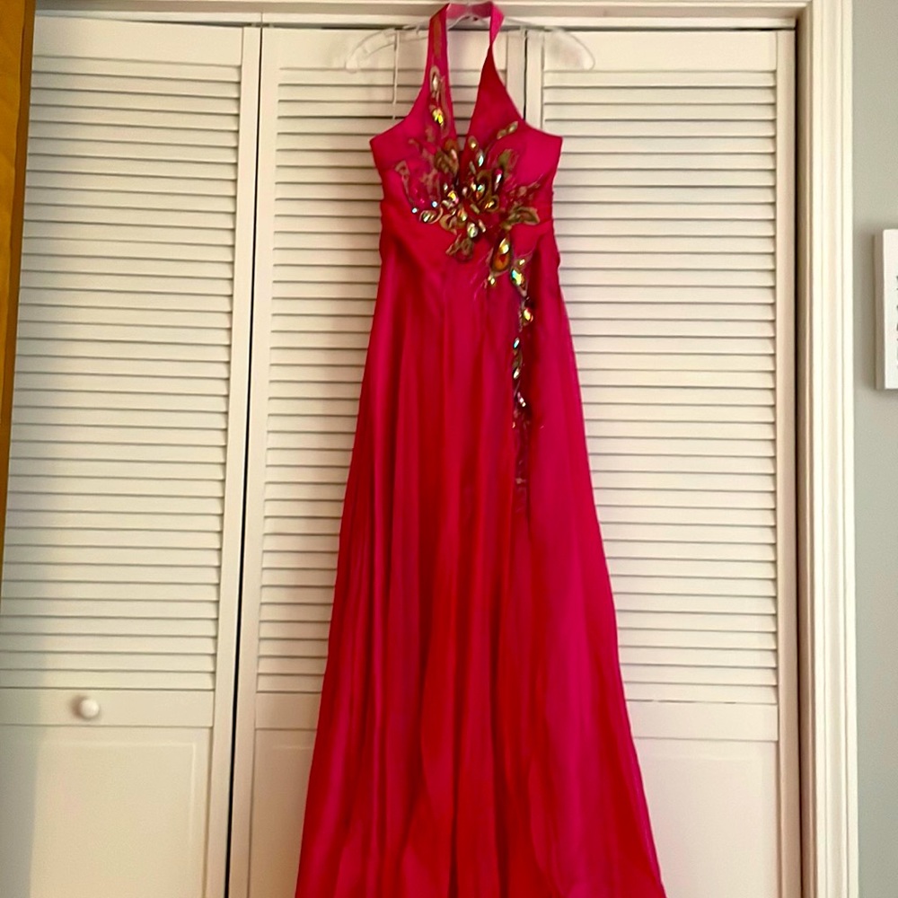 A fuchsia dream dress